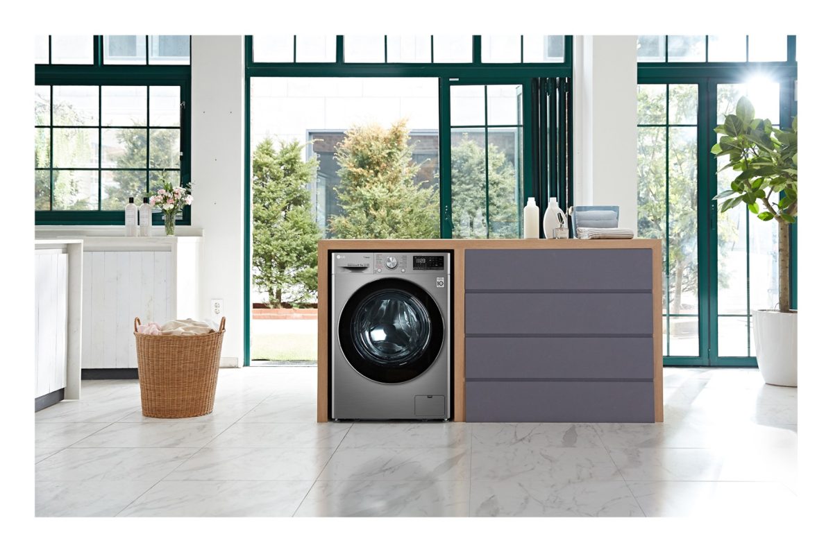 LG Vivace Front Load Automatic Washing Machine, 8 KG, Inverter Motor Silver- F4R5TYGSL - Image 2