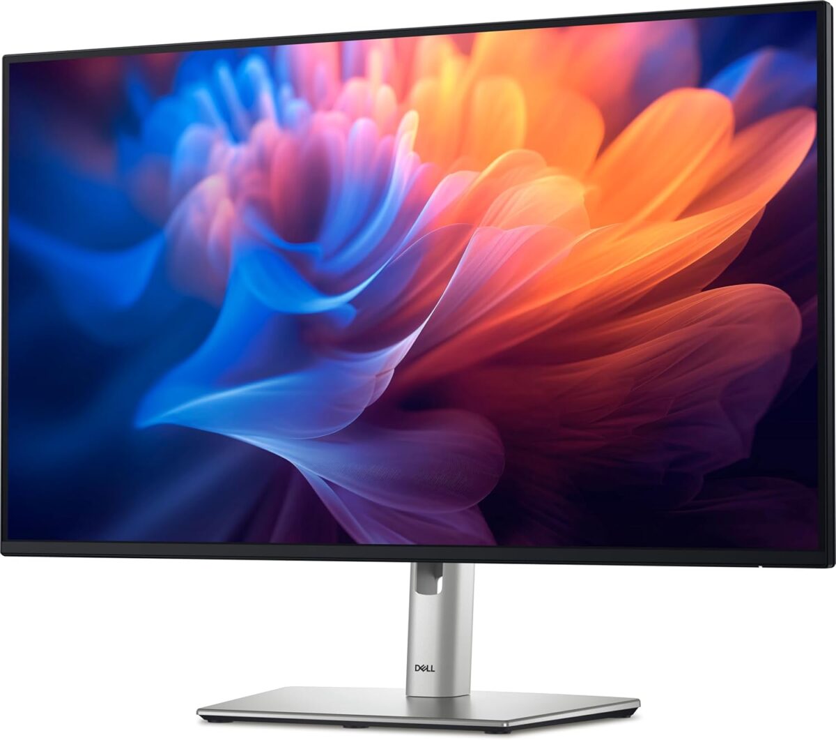⁦Dell P2725H 27" Full HD (1920x1080) Monitor, 100Hz, IPS, 5ms, 99% sRGB, USB-C, DisplayPort, HDMI, VGA, 4x USB, 3 Year Warranty, Black⁩ - الصورة ⁦3⁩