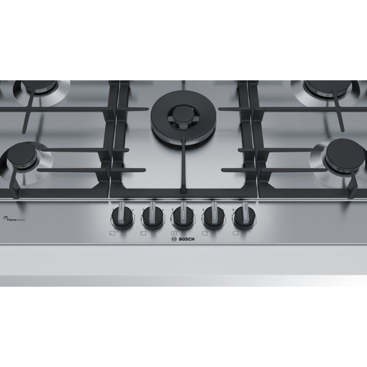 Bosch Series 4 Built-in Electric Oven, with Grill, 66 Liters, Stainless steel - HBJ534ES0 + Bosch Series 6 Gas Built-In Hob, 5 Burners, Stainless steel - PCR9A5B90 - Image 6