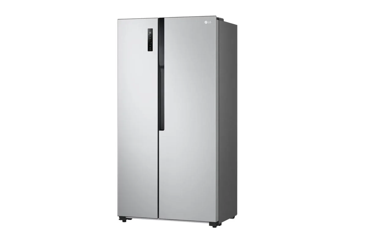 LG Digital No Frost Side By Side Refrigerator With Inverter Technology, 519 Liter, Silver - GCFB507PQAM - Image 2