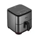 ⁦قلاية هوائية بدون زيت شارب 1650 وات 7 لتر شاشة لمس إلكترونية زجاجية استانلس KF-AF70RT-ES2⁩ - الصورة ⁦2⁩