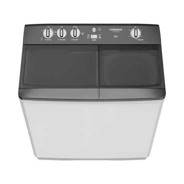 TORNADO Washing Machine Half Auto 7 Kg White x Black TVH-HM07T(WK) - Image 2