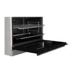 ⁦بوتاجاز بوش سيرس 2 قائم بذاته 90×60 سم 5 شعلة بفرن غاز وشواية استانلس ستيل - HGV1F8Y50S⁩ - الصورة ⁦3⁩