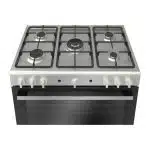 ⁦بوتاجاز بوش سيرس 2 قائم بذاته 90×60 سم 5 شعلة بفرن غاز وشواية استانلس ستيل - HGV1F8Y50S⁩ - الصورة ⁦2⁩
