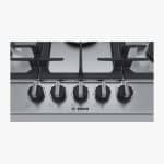 ⁦بندل فرن بوش بلت ان كهرباء بالشواية ديجيتال 66 سم ستانلس ستيل HBJ534ES0 + بلت ان بوش مسطح غاز بلت إن 5 شعلة 75 سم ستانلس ستيل PCQ7A5B90⁩ - الصورة ⁦4⁩