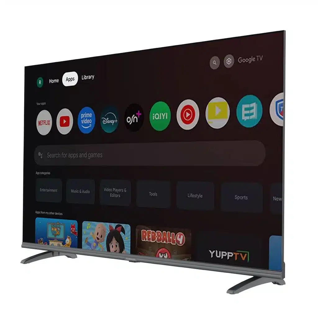 TORNADO FHD Smart Frameless TV 43 Inch Built-In Receiver 43EA3300E - Image 3