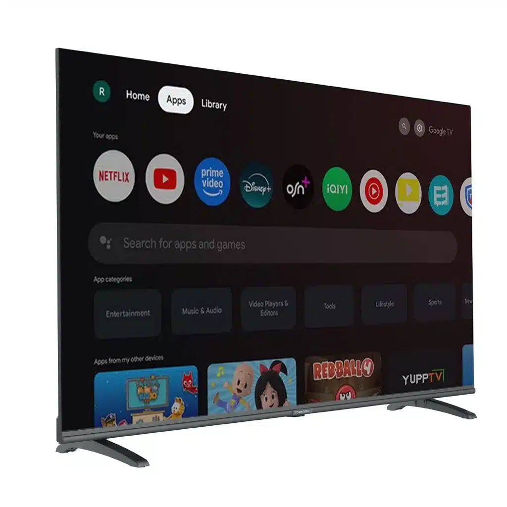 TORNADO FHD Smart Frameless TV 43 Inch Built-In Receiver 43EA3300E - Image 2